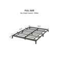 thumbnail image 4 of 6-pulgada heavy duty metal platform marco de cama para dormitorio - no necesita colchón base, fácil montaje, noise-free (negra), 4 of 9
