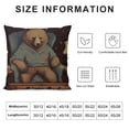 thumbnail image 5 of SHANXI Bedroom Decorative Pillow Covers - Trendy Cute Decorative Pillow Cover for Dorm Girls Bedroom, Housewarming Pillow Coverst's Past My Bedtime 22x22in, 5 of 5