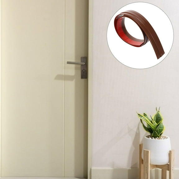 Toddmomy 1 Pc Door Frame Sealing Strip with Windproof and Soundproof Features 10.0x1.9in