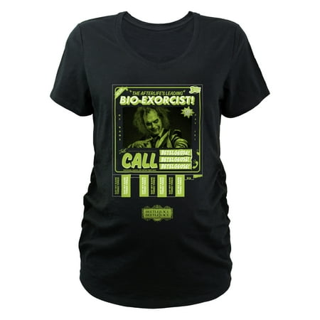 Women's Beetlejuice Beetlejuice Call the Afterlife's Leading Bio-Exorcist Maternity Graphic T-Shirt