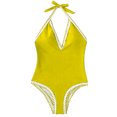 thumbnail image 1 of Nuevo traje de baño de color sólido para mujer Trajes de baño de moda OAVQHLG3B Store  lin121212, 1 of 3