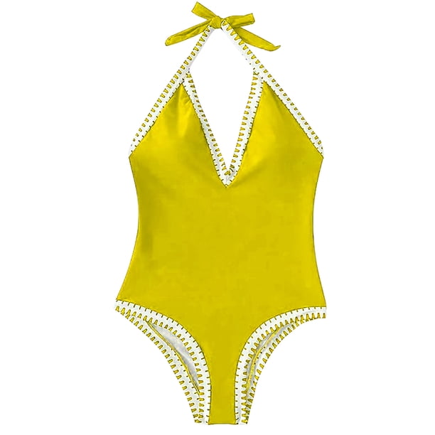 Nuevo traje de baño de color sólido para mujer Trajes de baño de moda OAVQHLG3B Store lin121212