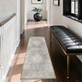 thumbnail image 6 of Washable Kitchen Runner Rug 2x5 ft, Non Slip Soft Low Profile Kitchen Rug with PVC Backing, Vintage Distressed Medallion Oriental Rug for Kitchen Sink, Hallway & Laundry Room, 6 of 6