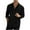 A01-Black, variant on USNSM Men's Shirt Casual Business Ribbed Corduroy Slim Fit Dress Shirt Turndown Collar Button up Long Sleeve Tops with Chest Pocket Black S
