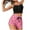 Pink, variant on Tnhcen Women's Half Button Floral Print Cami Top Shorts Sleepwear Ribbed Pajamas Homewear Set S-XL