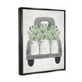 thumbnail image 4 of Stupell Industries Pickup Truck with Greenery Botanical & Floral Painting Black Floater Framed Canvas Art Print Wall Art, 17 x 21, 4 of 10