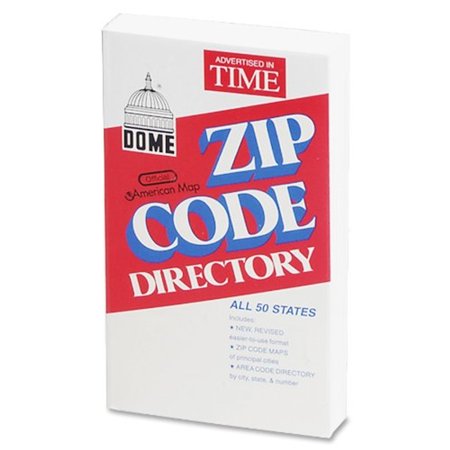 Dome Zip Code Directorydirectory Printed Book - 752 Pages (DOM5100)