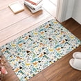 thumbnail image 4 of Pofeuu Cartoon Dinosaur Print Flannel Doormats Rug16"x24"Rug Washable Doormats Indoor Outdoor Rugs for Layered Front Door Mats, Porch, Kitchen, Entryway, 4 of 7