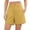 #5Yellow, variant on MYAOYI Shorts for Women Straight Leg Casual Shorts High Waisted with Pockets Work Office Business Daily Dress Shorts