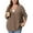 07-Camel Gray, variant on Women's Fall Winter Long Sleeve Chunky Cable Knit Sweater Open Front Cardigan Button Loose Sweaters Outerwear