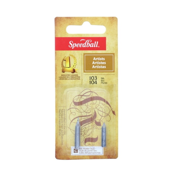 Speedball Hunt Artist Nibs, 2/Pack, #103/#104