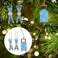thumbnail image 5 of Gymnture Wooden Christmas Sled Ornaments - Miniature Sleigh Decoration (3pcs), 5 of 10