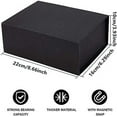 thumbnail image 2 of Paquete de 2 cajas de regalo rígidas de 21,6 x 16 x 10,2 cm con cierre magnético. Caja de regalo plegable negra para cumpleaños, fiestas y regalos de Navidad., 2 of 7