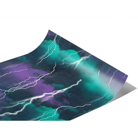 Rwraps Sky Stormy Weather Gloss Vinyl Film Wrap 59in x 6ft Vinyl Vehicle Car Film Sheet Roll