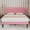 Pink, variant on VECELO Twin Size Upholstered Bed Frame, Modern Platform Bed Frame with Diamond Tufted Headboard, No Box Spring Needed, Easy Assembly, Beige