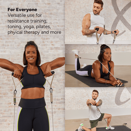 Centr Resistance Bands with Handles - Multicolor