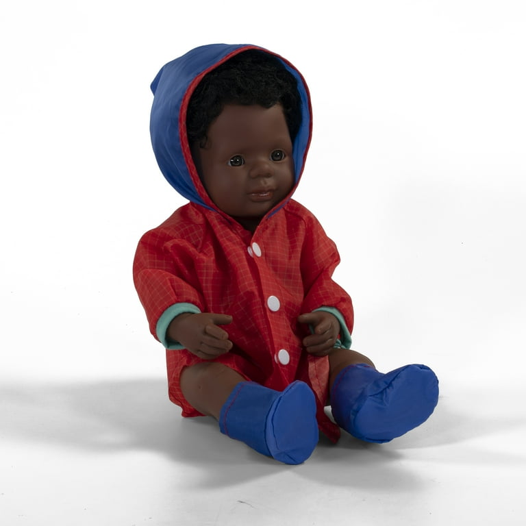Miniland Educational African American Boy Baby Doll with Anatomically Correct Features