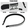 thumbnail image 4 of Unique Bargains 1 Pcs Rhinestone Headband Faux Crystal Headbands Hair Accessories for Women White 0.47 Inch Wide, 4 of 7