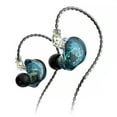thumbnail image 1 of Matsuzay Teléfonos inteligentes con cable Auriculares intrauditivos Control de volumen Auriculares deportivos Auriculares para correr de 3,5 mm Cables de audio/vídeo Azul, 1 of 8