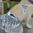 thumbnail image 5 of ievspot 1 Set Pet Bikini Swimsuit Dogs Cat Sequin Decorated Suit Summer Clothes Costume Beach Dressing Outfit Skirt, 5 of 6