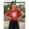 thumbnail image 2 of Love Myself Daisy Garland T-Shirt Women -Image by Shutterstock, Female XX-Large, 2 of 4