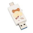 thumbnail image 4 of Unidad flash USB 3.0 Multifunción Bonita Innovadora Unidad flash USB de transmisión de datos de alta velocidad Plug and Play para teléfonos móviles Computadora 64 GB, 4 of 10