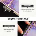 thumbnail image 4 of Haosy Soft Pink Purple Blue Marble Notebooks 2 Pcs 1-subject Journal 60 Sheets A5 College Ruled Paper Detachable Ring 8.3"x5.7", 4 of 6