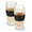 Black, variant on Host Double-Walled Plastic Freeze Beer Glass - Freezer Gel Chiller Glass, Grey