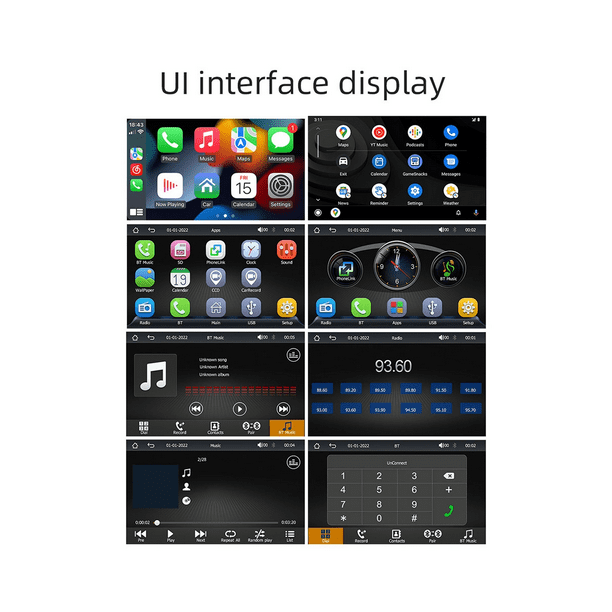 7Inch Car Touch Screen Wireless CarPlay Android Auto Car Portable Radio