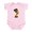 Petal Pink, variant on CafePress - Nefertiti Infant Bodysuit - Baby Light Bodysuit, Size Newborn - 24 Months