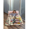 thumbnail image 6 of Just A Girl Who Loves Books Blanket for Book Lovers Gifts for Women Girls Book Decor Soft Lightweight Flannel Throw Blankets for Couch Bedding Sofa Travel 30x40in Pet/Toddler Gift, 6 of 6