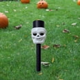 thumbnail image 3 of 2 Pcs Halloween Pumpkin Solar Light Decorations Outdoor Waterproof Skull Pumpkin Light for Garden Balcony Yard Lawn Pathway Walkway Garden Solar Powered Outdoor Decor Stunning Halloween Decorations, 3 of 6
