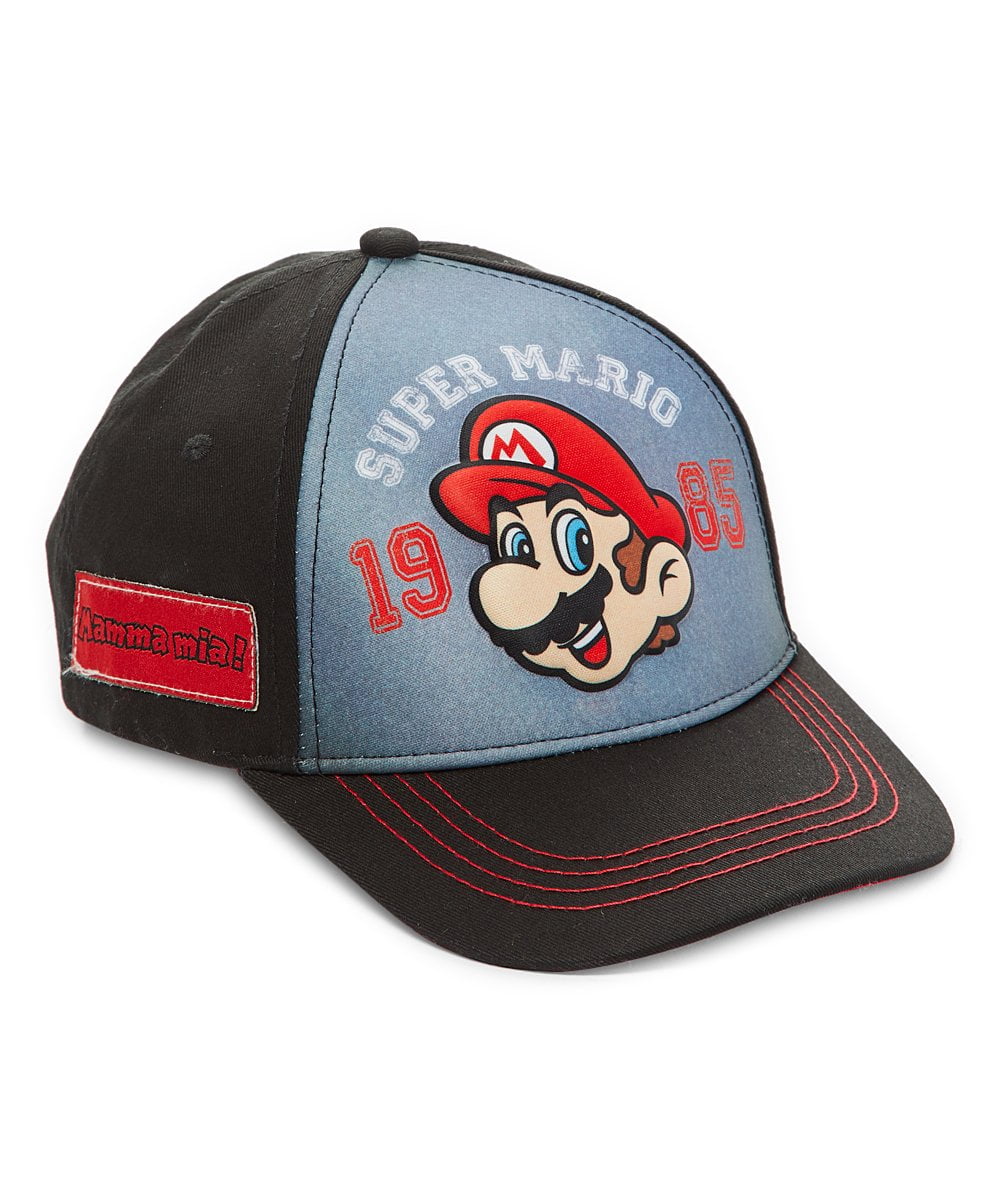 Super Mario Bros Hat Red Hip Hop Cap Adjustable Snapback Baseball Hat Gift A2 
