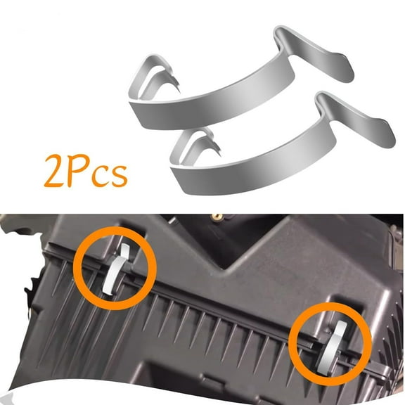 2x Upgraded Stainless Steel Air Cleaning Filter Box Housing Clips for Nissan