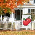 thumbnail image 5 of Autumn Garden Flag for Outdoor Apple Versatile Outdoor Garden Flag Vintage Illustration Fruits Durable Porch Flag for Front Door Outdoor Backyard Home Decoration (28x40 Inch), 5 of 6