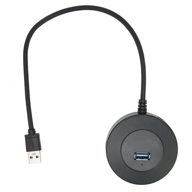 Concentrador USB 3,0, 4 puertos, protección contra sobrecorriente, amplia compatibilidad, pequeña estación de acoplamiento USB 3,0 portátil para viajes en casa