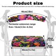 thumbnail image 6 of HELLHERO Flowers Waterproof Rollator Walker Seat Back Cover Seat & Back Cover Improved Comfort Street Scenes Gift Option for Indoor Outdoor, 6 of 7