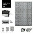 thumbnail image 5 of Beverly Rug, Outdoor Area Rug, Greek Keys Plastic Outdoor Rug Waterproof 9X12 in Gray / White, 5 of 7