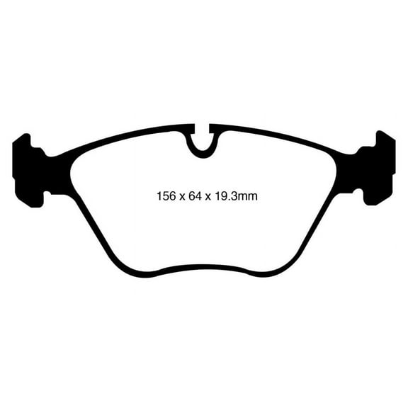 EBC Brakes Redstuff Premium Fast Street Pad For All Engine Sizes Fits select: 2010-2018 BMW X5, 2008-2021 BMW X6