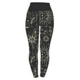 thumbnail image 4 of Women Print High Waist Casual Ankle Slim-Leg Leggings, 4 of 5