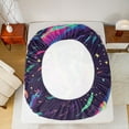 thumbnail image 5 of jejeloiu Wild Dinosaur Dino Bed Sheets,Cartoon Astronaut King Sheets For Teens 4-Piece, 5 of 7