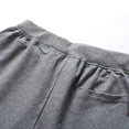 thumbnail image 4 of SWSMCLT Men's Soft Lightweight Sweat Shorts Gym Shorts Drawstring Joggers Short Comfy Cotton Spandex Summer Dark Grey Small, 4 of 4