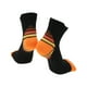 thumbnail image 1 of Calcetines de ciclismo Unique Bargains, de secado rápido, para exteriores, color naranja y negro, tamaño M, neutros y universales, 1 par, combinación de colores, 1 of 6