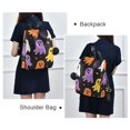 thumbnail image 4 of FORMRS Women's Travel Backpack Purse Anti-Theft Hidden Pockets Casual Shoulder Bag, Yellow Halloween Ghosts, 4 of 7