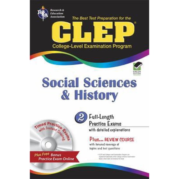 Pre-Owned CLEP® Social Sciences and History w/CD (CLEP Test Preparation) (Paperback) 0738606936 9780738606934