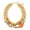 BN-0089-Orange, variant on Boho Beaded Turquoise Necklaces for Women Statement Charm Necklace Vintage Handmade Bohemian Necklace Fashion Gifts