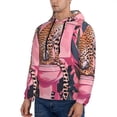 thumbnail image 3 of Haiem Cheetah On Toilet Humor Art Patterned Men's Hoodie with Kangaroo Pocket - Ideal Pullover Sweatshirt for Daily Wear, Travel, and Home-Medium, 3 of 7