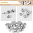 thumbnail image 5 of 20 Pcs Dowel Pins Center Point Set Woodworking Craft Clamp Steel Doweling Centering Pins Transfer PlugsDrill Hole Tool ( 1/2 Inch ), 5 of 5