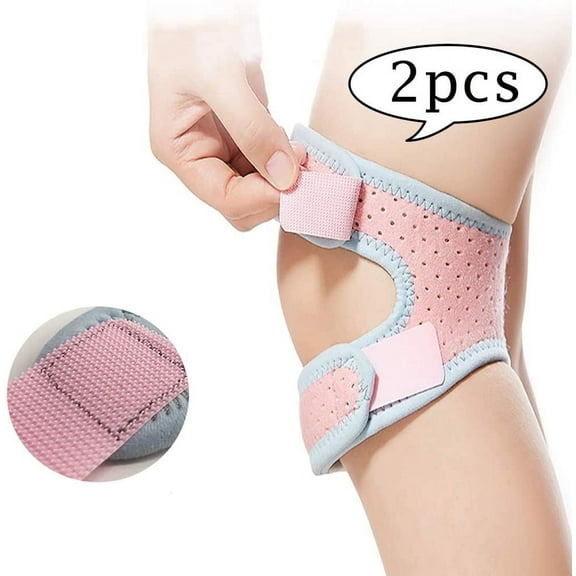 LNKOO 2 Pack Patella Knee Strap, Knee Pain Relief with 3D Silicone Adjustable Knee Band, Knee Brace Stabilizer for Men & Women for Running,Hiking,Weightlifting, Basketball,Riding,Volleyball & Squats
