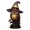 StyleC, variant on Handcrafted Resin Witch Cat Lamp, USB Powered Halloween Decorative Light, Stained Glass Effect Warm Night Light for Bedroom Living Room Office Desktop